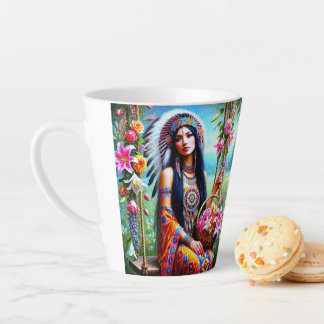 Eine warme Embrase in einem Cup Milchtasse