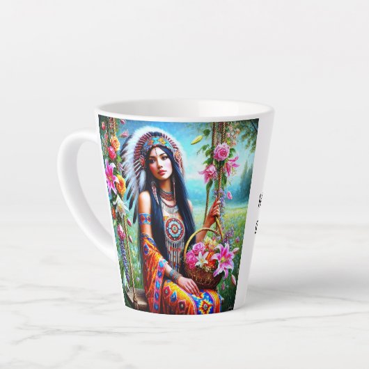 Eine warme Embrase in einem Cup Milchtasse (Linke Ecke)