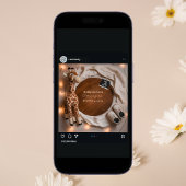 Eine warme, gemütliche Giraffe-Schwangerschaft Einladung