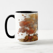 Eine warme und farbenfrohe Herbstszene Tasse (Links)