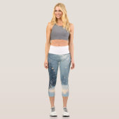 Eine warme Wintergeschichte Capri Leggings (Vorderseite)