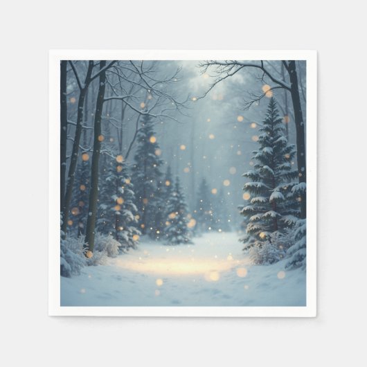 Eine warme Wintergeschichte Serviette (Vorderseite)