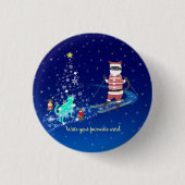 Eine wärmende Nacht: Der Weihnachtsmann und die st Button (Vorderseite)
