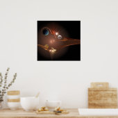 Eine Wartezeit Poster (Küche)