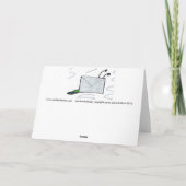 Eine was für Nizza Sache tun Sie Dankeskarte (Rückseite)