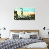 Eine Wasserfront für die Alaska-Szene Leinwanddruck (Insitu (Schlafzimmer))