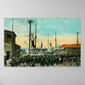 Eine Wasserfront für die Alaska-Szene Poster (Vorne)