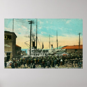 Eine Wasserfront für die Alaska-Szene Poster