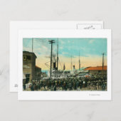 Eine Wasserfront für die Alaska-Szene Postkarte (Vorne/Hinten)