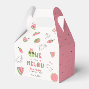 Eine Wassermelone Baby Mädchen erster Geburtstag Geschenkschachtel