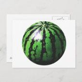eine Wassermelone Postkarte (Vorne/Hinten)
