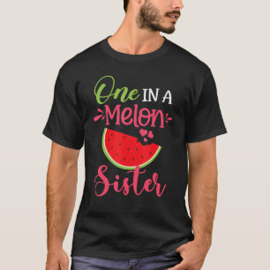 Eine Wassermelonen-Schwester Wassermelonen-Familie T-Shirt