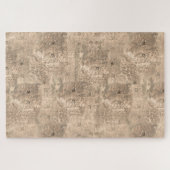 Eine weiche Farbe wiederholt das Muster vieler Leo Puzzle (Horizontal)