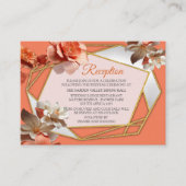 Eine weiche, rosa Farbe namens Peach Fuzz Blume Begleitkarte (Vorderseite)