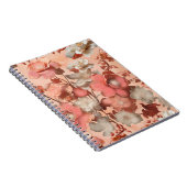 Eine weiche, rosa-orange Farbe namens Peach Fuzz Notizblock (Rechte Seite)