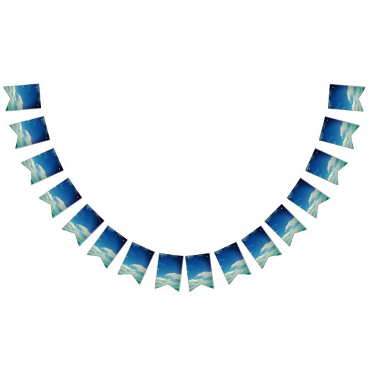 Eine weiche Wolkenschicht Wimpelkette (Alle)