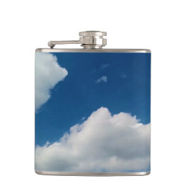Eine Weichheit den Wolken Flachmann