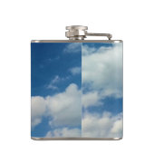 Eine Weichheit den Wolken Flachmann (Rückseite)
