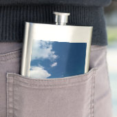 Eine Weichheit den Wolken Flachmann (Beispiel)