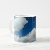 Eine Weichheit den Wolken Kaffeetasse (Vorderseite Links)