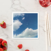 Eine Weichheit gegenüber den Wolken Serviette (Beispiel)