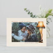 Eine weihnachtliche Lampe | FOTO Folien Feiertagskarte (Stehend vorne)