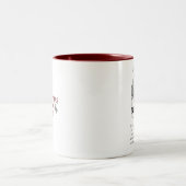 Eine Weihnachts-Carol-Tasse Zweifarbige Tasse (Mittel)