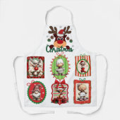 Eine Weihnachts-Kokette Schürze (Vorderseite)