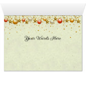 Eine Weihnachts-Sympathiekarte mit Ihren Worten (Innenansicht Horizontal (Unten))