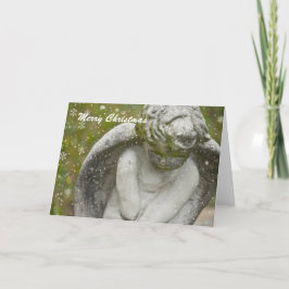 Eine Weihnachtsangel-Karte Feiertagskarte