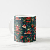 eine Weihnachtsbaum-Tasse Kaffeetasse (Vorderseite Links)