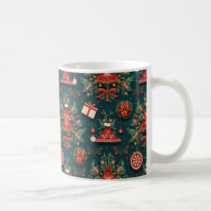 eine Weihnachtsbaum-Tasse Kaffeetasse