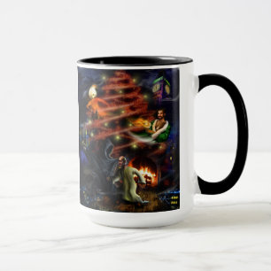 Eine Weihnachtscarol-Tasse Tasse