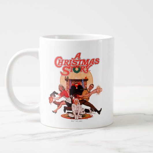 Eine Weihnachtserie Jumbo-Tasse (Links)