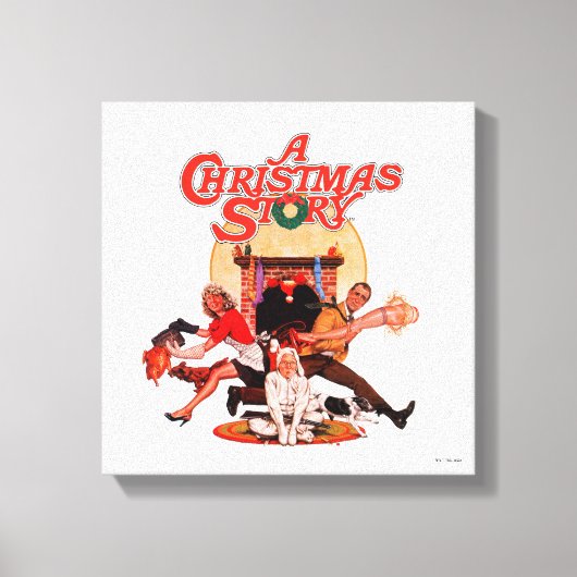 Eine Weihnachtserie Leinwanddruck (Vorderseite)