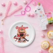 Eine Weihnachtserie Pappteller (Party)