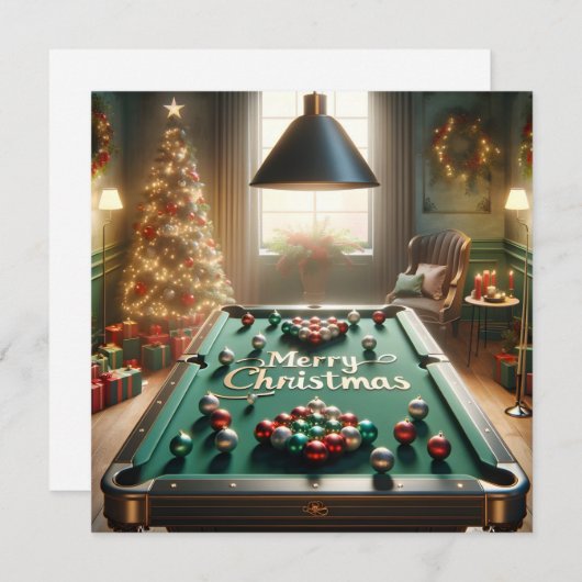 Eine Weihnachtsfeier Feiertagskarte (Vorne/Hinten)