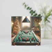 Eine Weihnachtsfeier Feiertagskarte (Stehend Vorderseite)