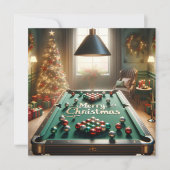 Eine Weihnachtsfeier Feiertagskarte (Vorderseite)