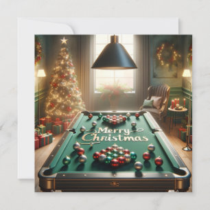 Eine Weihnachtsfeier Feiertagskarte