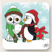 Eine Weihnachtsfreundschaft Getränkeuntersetzer (Vorderseite)