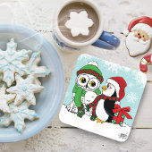 Eine Weihnachtsfreundschaft Getränkeuntersetzer