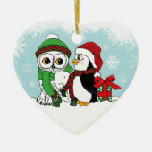 Eine Weihnachtsfreundschaft Keramik Ornament (Vorne)