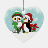 Eine Weihnachtsfreundschaft Keramik Ornament (Hinten)