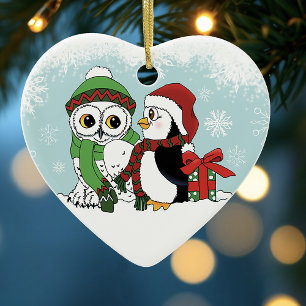 Eine Weihnachtsfreundschaft Keramik Ornament