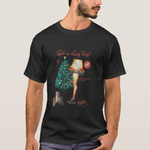 Eine Weihnachtsgeschichte Beinlampe Retro-Werbung  T-Shirt