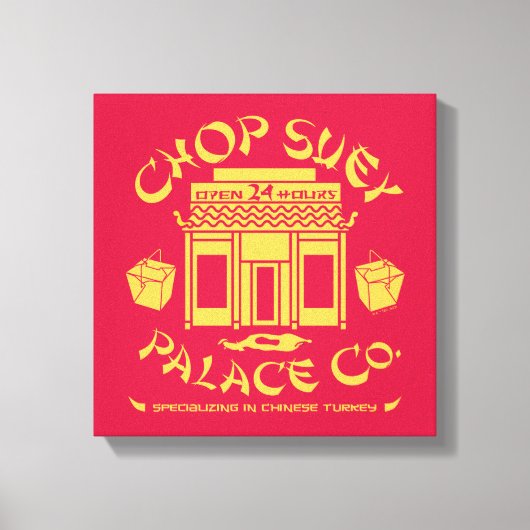 Eine Weihnachtsgeschichte | Chop Suey Palace Co. Leinwanddruck (Vorderseite)