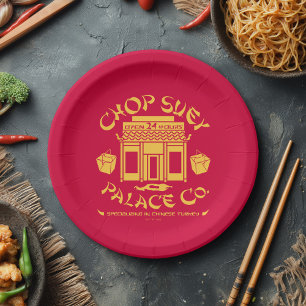 Eine Weihnachtsgeschichte Chop Suey Palace Co. Pappteller