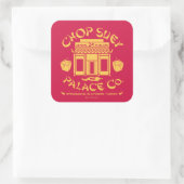 Eine Weihnachtsgeschichte | Chop Suey Palace Co. Quadratischer Aufkleber (Tasche)