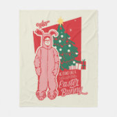 Eine Weihnachtsgeschichte | Deranged Oaster Bunny Fleecedecke (Vorderseite)